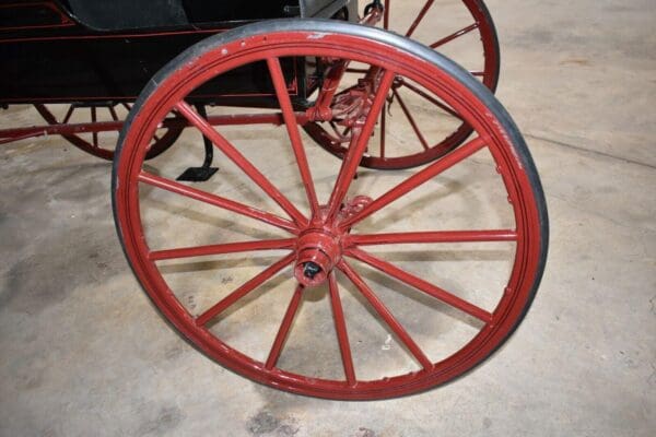 Restored Pony Runabout Carriage with Pole and Shafts, Walborn & Rikker