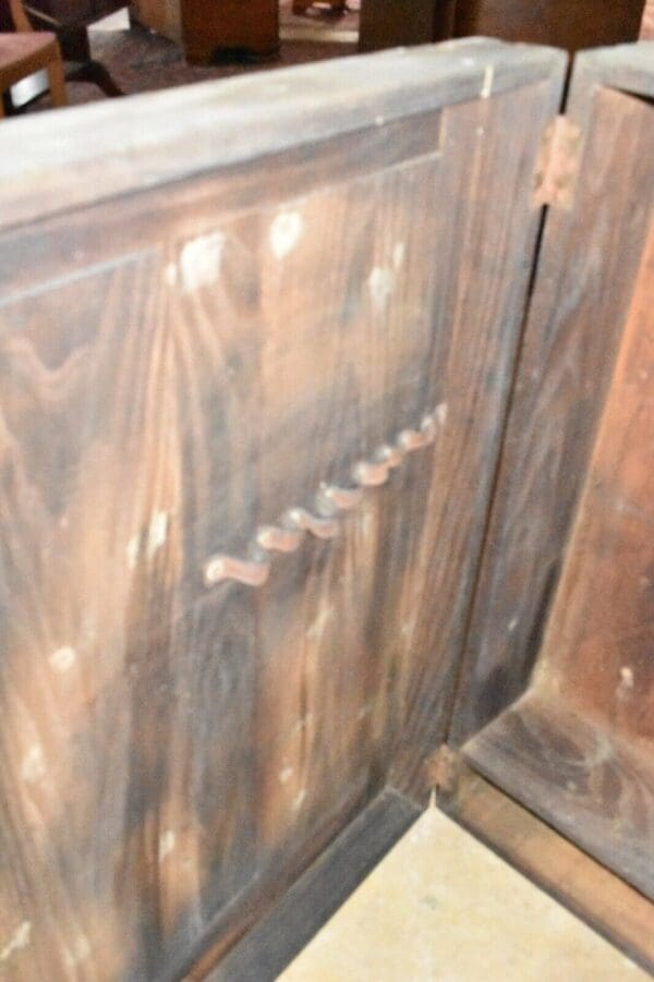 Shabby Chic Primitive Barnwood Style Cupboard, Cabinet