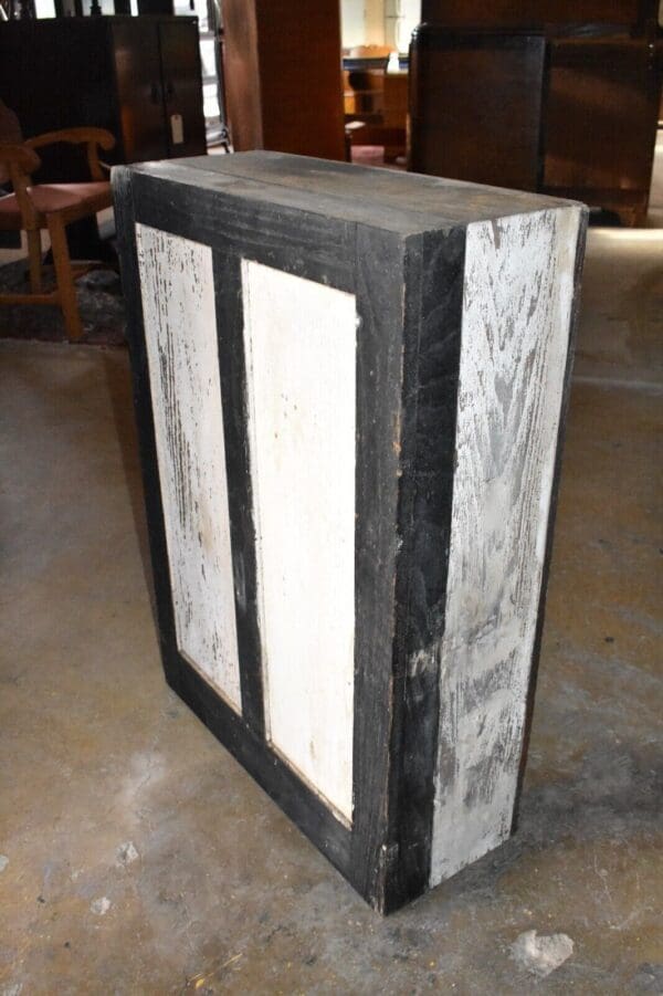 Shabby Chic Primitive Barnwood Style Cupboard, Cabinet