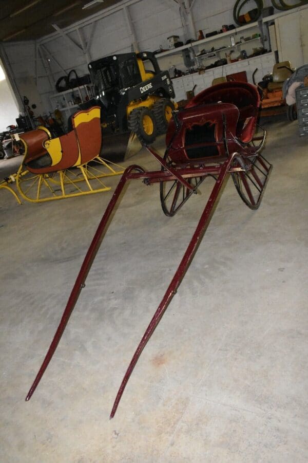 Restored Antique Horse Drawn Albany Cutter Sleigh, Sled