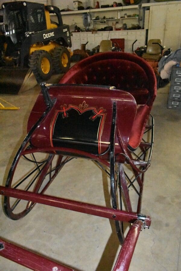 Restored Antique Horse Drawn Albany Cutter Sleigh, Sled