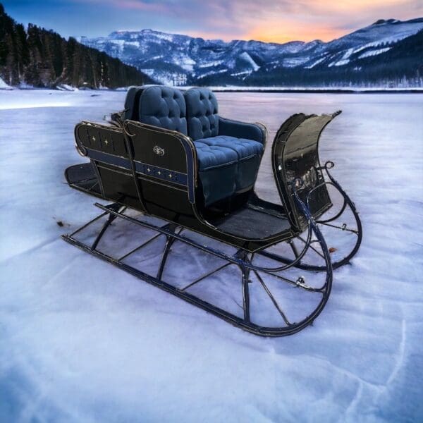 Restored Antique 4 passenger Horse Drawn Sleigh with Shafts