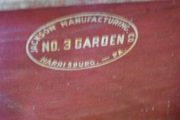 Primitive Antique Wheelbarrow Cart 3 Jackson Manufacturing Harrisburg PA