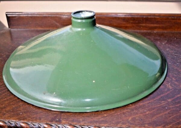 Antique Green Enamel Commercial Industrial Metal Shade