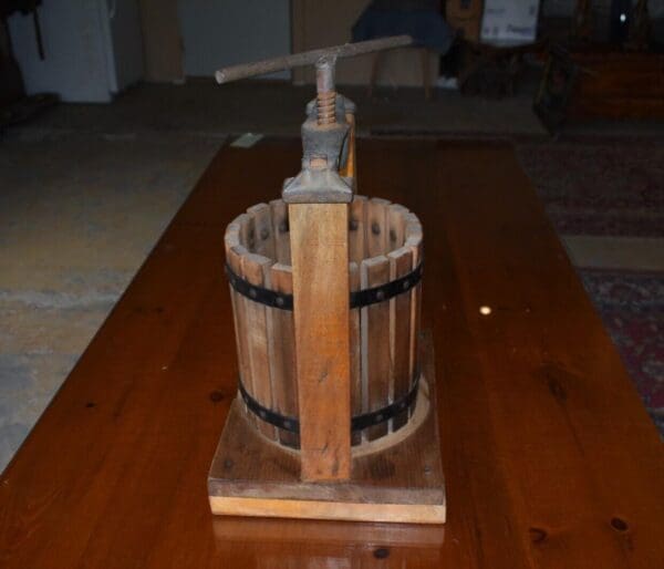 Antique Primitive Small Fruit Grape Press