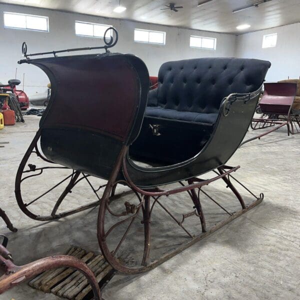 Antique Portland Cutter Sleigh With Shafts