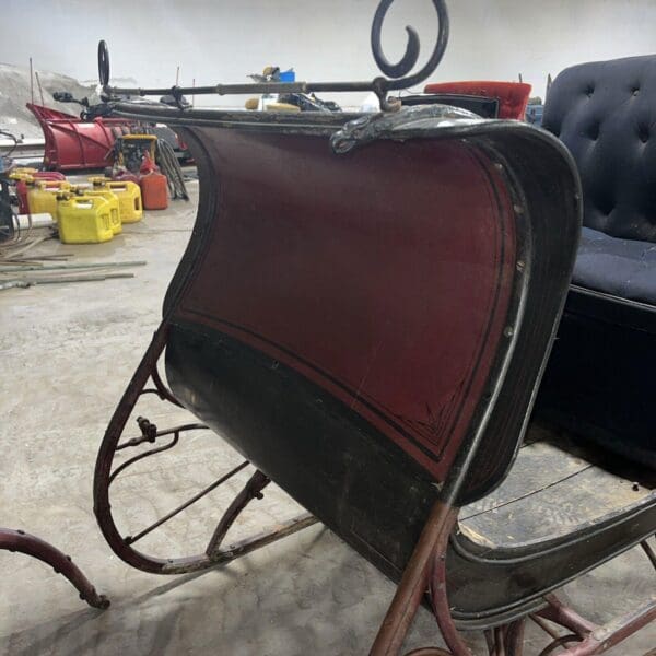 Antique Portland Cutter Sleigh With Shafts