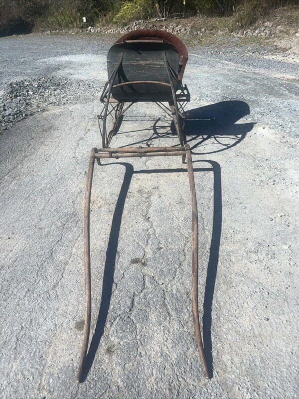 Antique Currier & Ives Albany Cutter Sleigh With Shafts