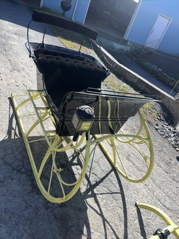 Antique Restored Pony Cutter Sleigh With Shafts