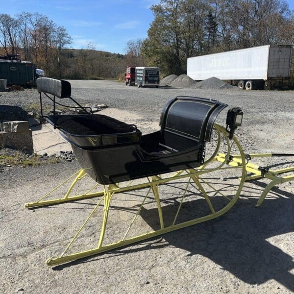 Antique Restored Pony Cutter Sleigh With Shafts