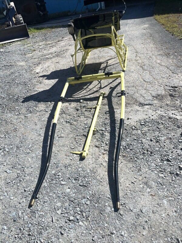 Antique Restored Pony Cutter Sleigh With Shafts