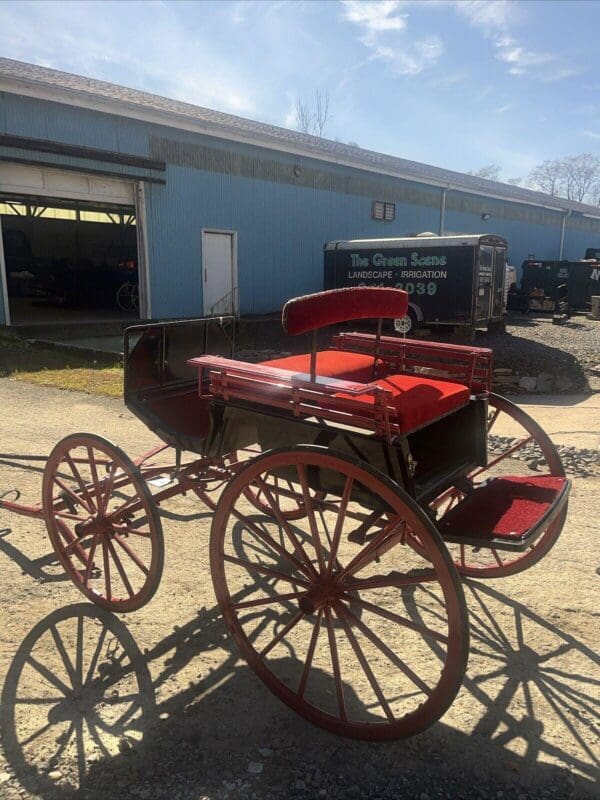 Restored Pony Show Cart with shafts, Equestrian