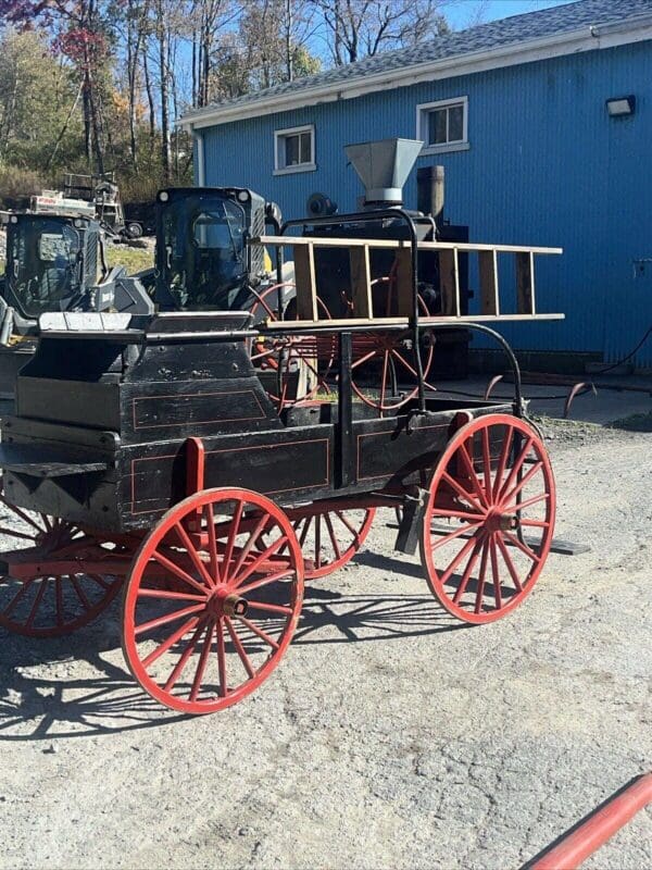 Primitive Fireman’s Pony Cart with shafts, Equestrian