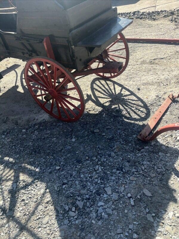 Primitive Fireman’s Pony Cart with shafts, Equestrian