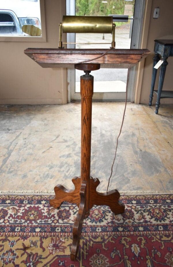 Antique Oak Lectern, Podium