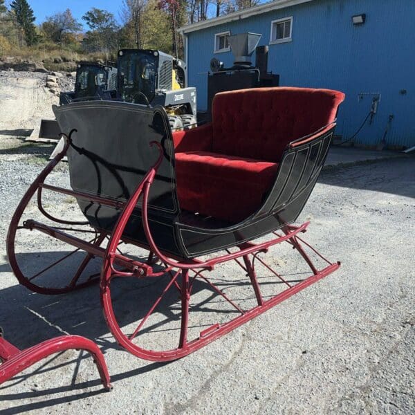 Antique Restored Portland Cutter Sleigh With Shafts