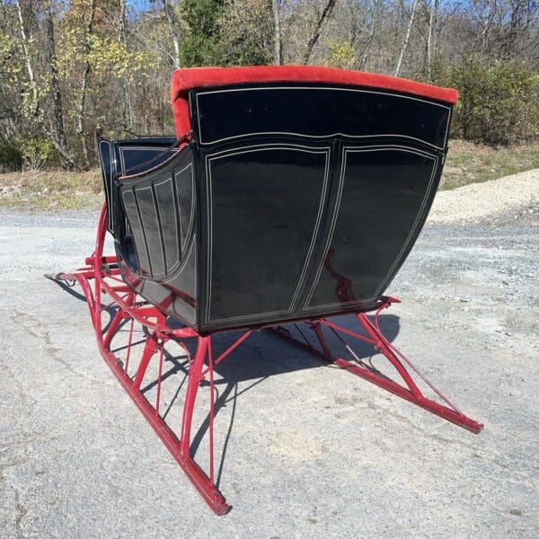 Antique Restored Portland Cutter Sleigh With Shafts