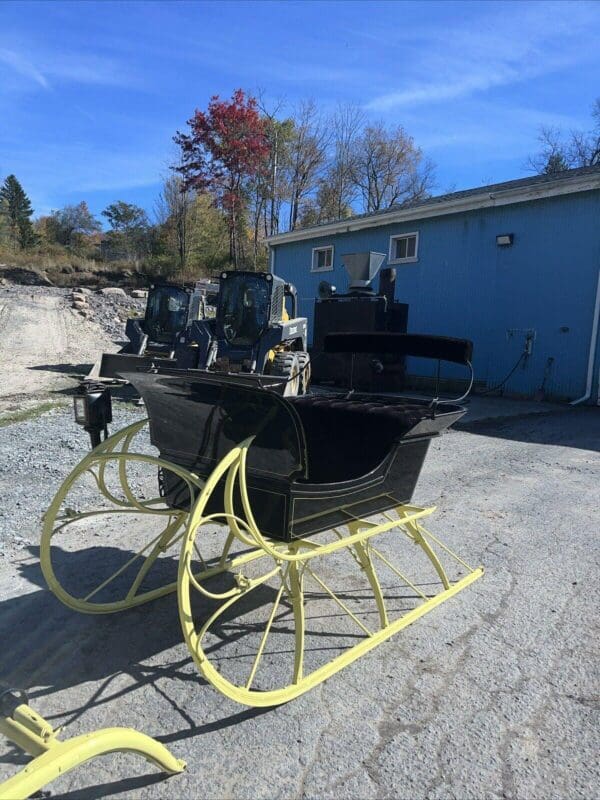 Antique Restored Pony Cutter Sleigh With Shafts