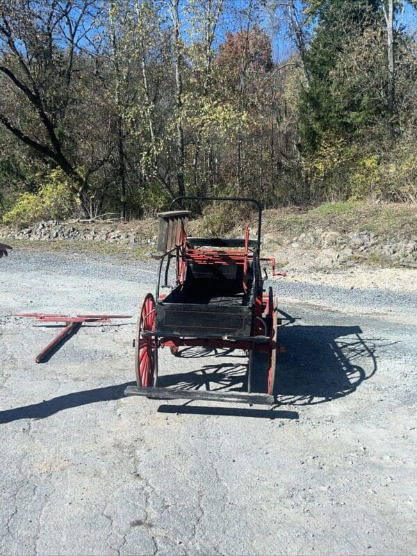 Primitive Fireman’s Pony Cart with shafts, Equestrian