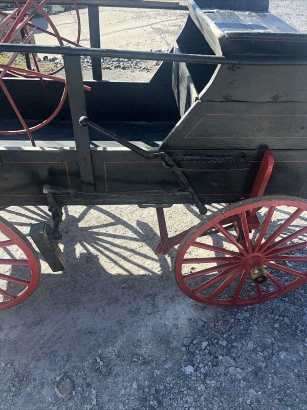 Primitive Fireman’s Pony Cart with shafts, Equestrian