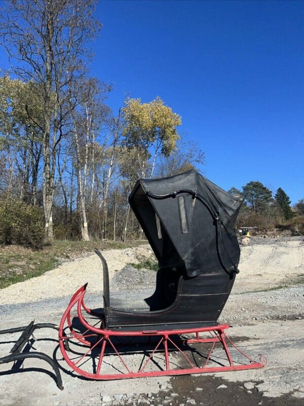 Signed Antique Doctor’s Sleigh With Shafts