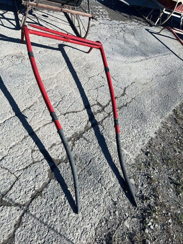 Signed Antique Christmas Sleigh With Shafts