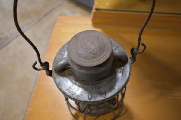 Antique Dietz Vesta Railroad Oil Lamp, Clear Lens