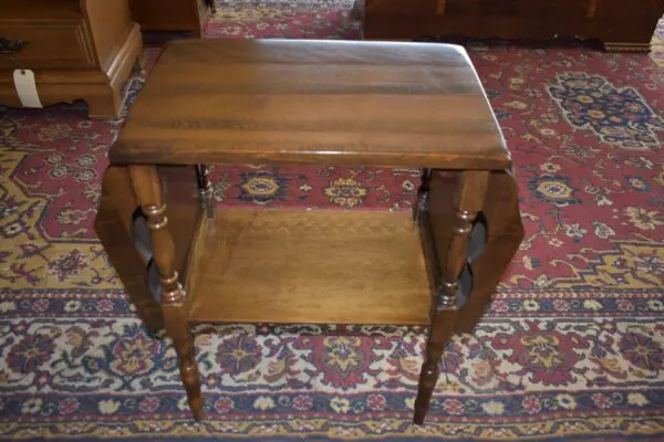 Mid Century Modern Magazine Rack, End Side Table