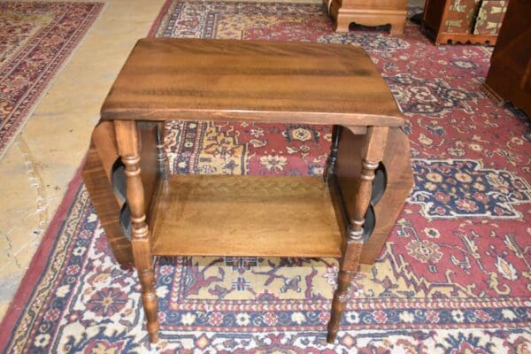 Mid Century Modern Magazine Rack, End Side Table