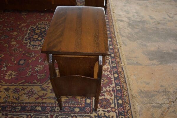 Mid Century Modern Magazine Rack, End Side Table