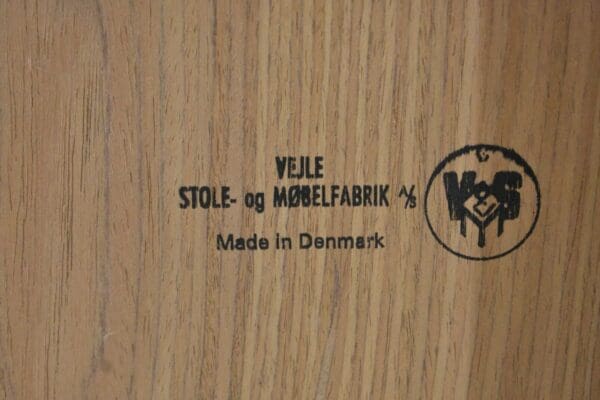 Mid Century Danish Modern Vejle Stole Og Mobelfabrik End Tables, A Pair