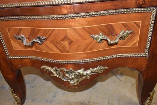 Vintage Louis xv Marble Top Bedroom Lingerie Chest, Made in Spain