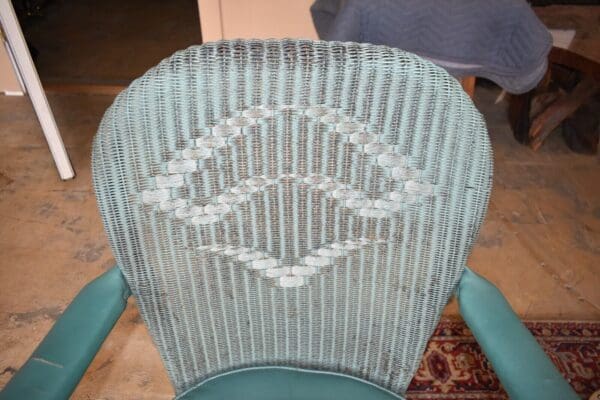 Kem Weber for Lloyd, Machine Age Chrome & Wicker Springer Lounge Chairs