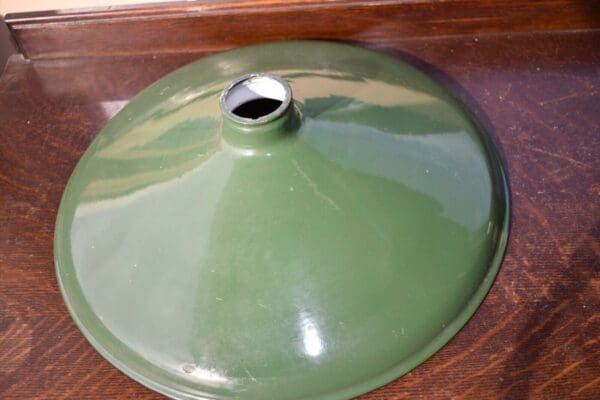 Antique Green Enamel Commercial Industrial Metal Shade