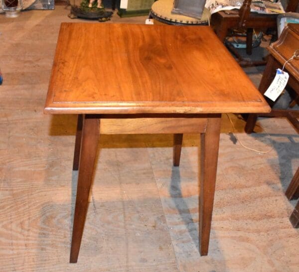 Vintage Oak Table with Splay Legs Antique Furniture