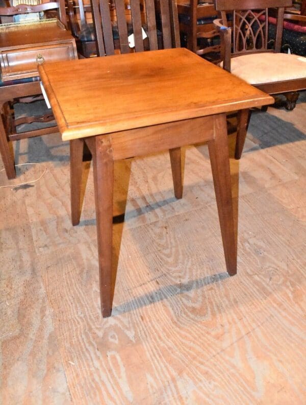 Vintage Oak Table with Splay Legs Antique Furniture