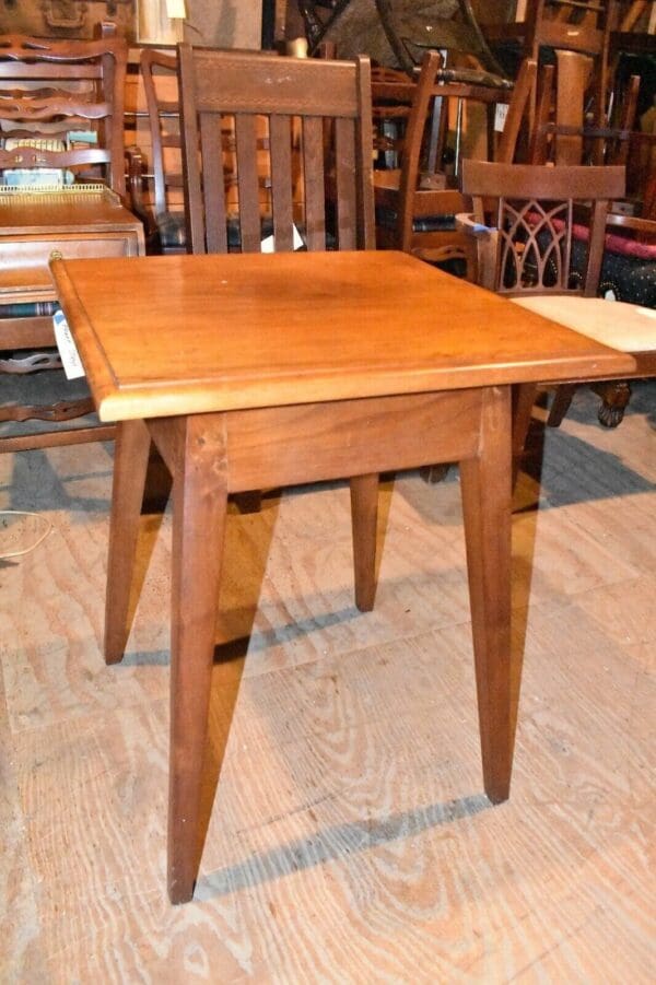 Vintage Oak Table with Splay Legs Antique Furniture