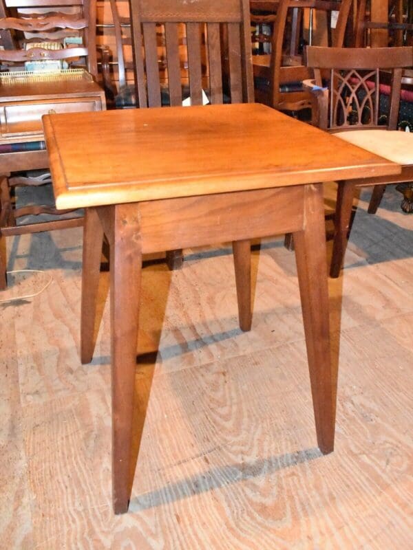 Vintage Oak Table with Splay Legs Antique Furniture