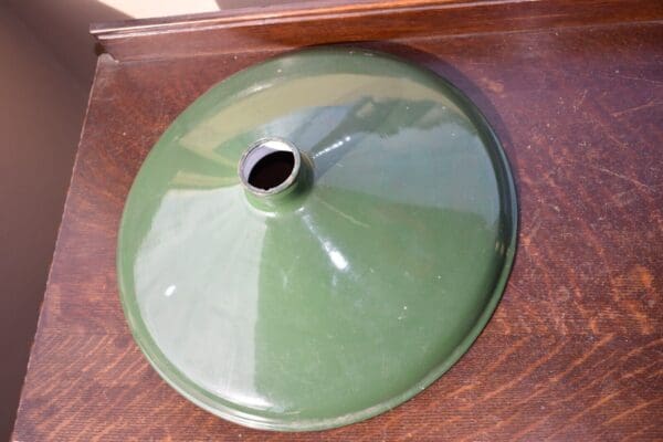 Antique Green Enamel Commercial Industrial Metal Shade