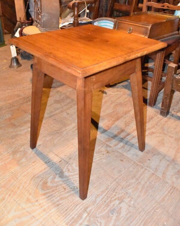 Vintage Oak Table with Splay Legs Antique Furniture