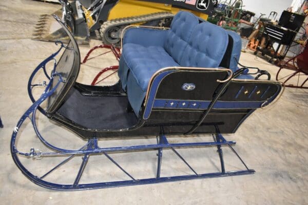 Restored Antique 4 passenger Horse Drawn Sleigh with Shafts