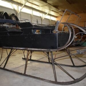 Antique Signed Minter & Stafford 4 Passenger Horse Drawn Sleigh, Farm Wagon