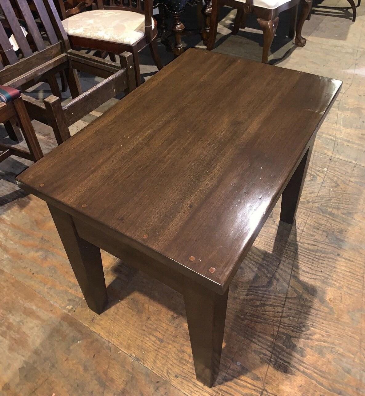 Antique Pine Dining Table or Desk, Refinished