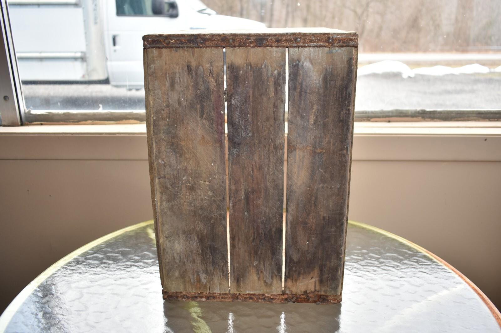 Primitive Antique Wood Crate Vintage Canada Dry Box
